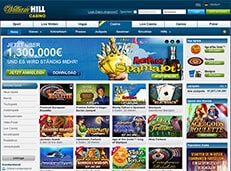 William Hill Casino screenshot